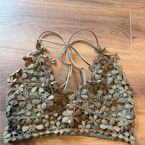 Free People Floral Lace Bralette